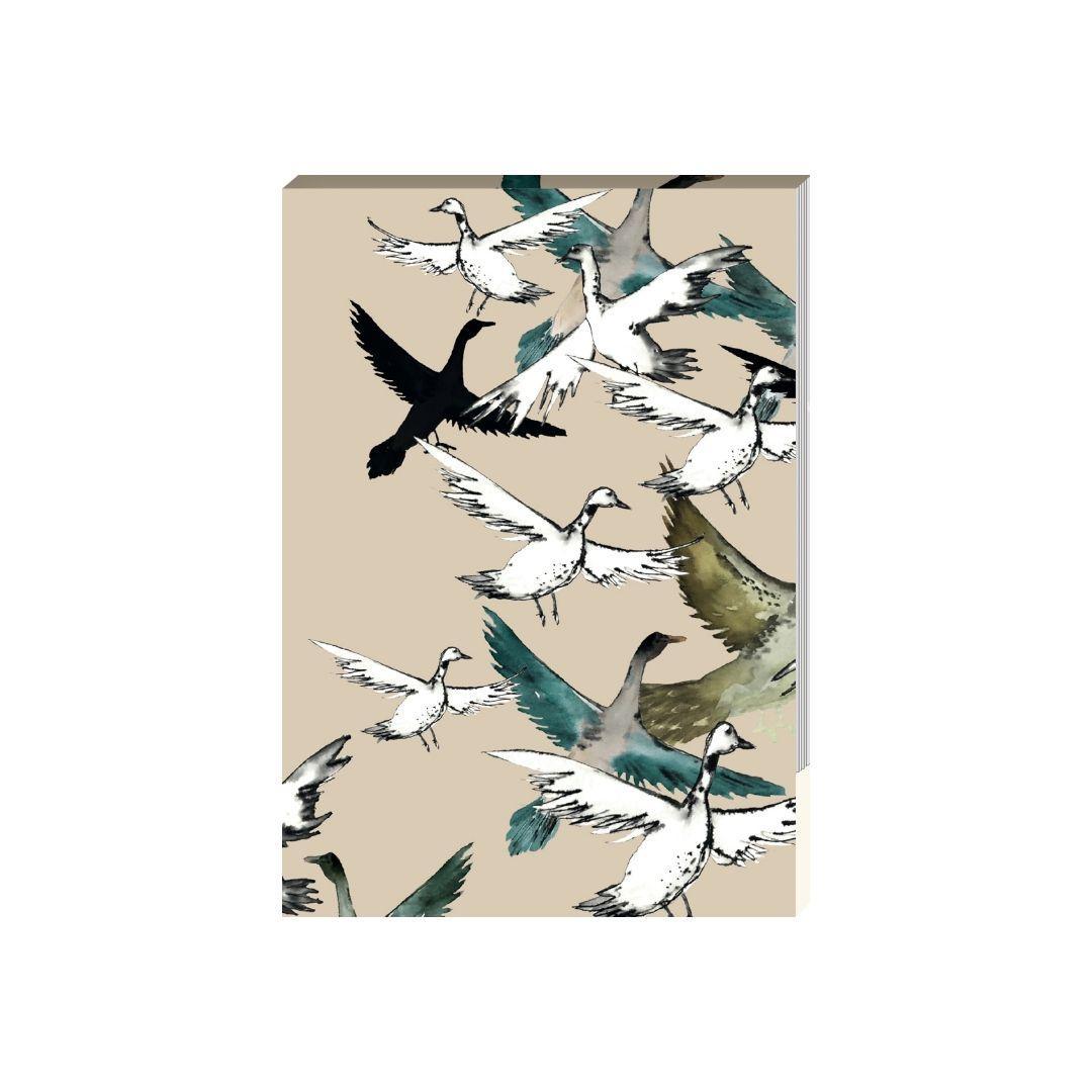 Vorderes Coverbild Notizblock A6 Ducks