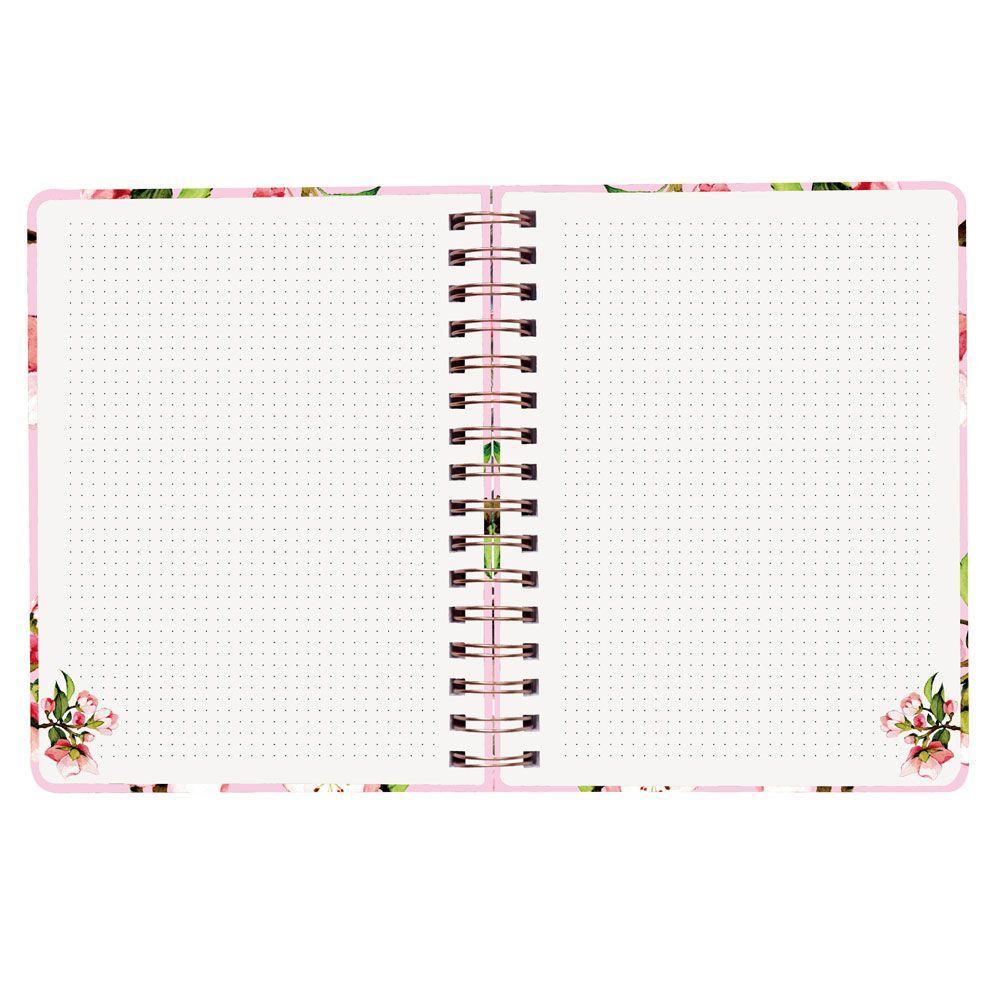 Beispielinhalt (Bild) Ringbuch Hardcover Kirschblüte rosa