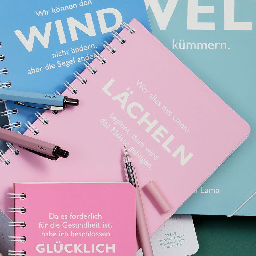 Beispielinhalt (Bild) Ringbuch A5 Dalai Lama Lächeln