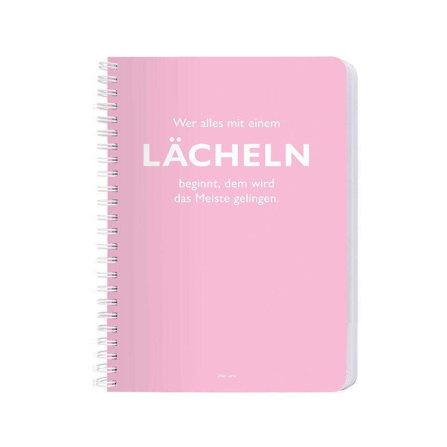 Vorderes Coverbild Ringbuch A5 Dalai Lama Lächeln