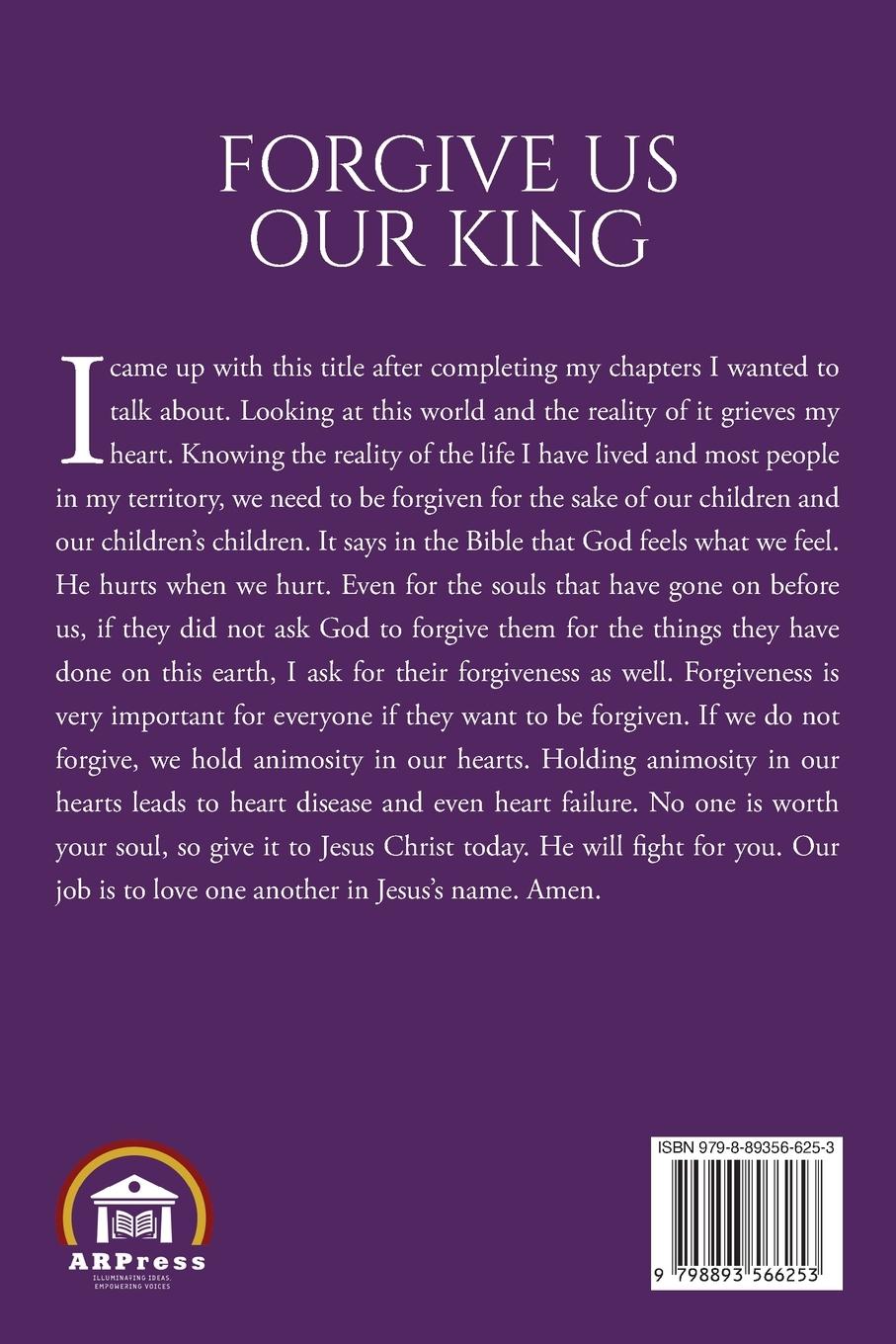 Rückseitencover Forgive Us Our King