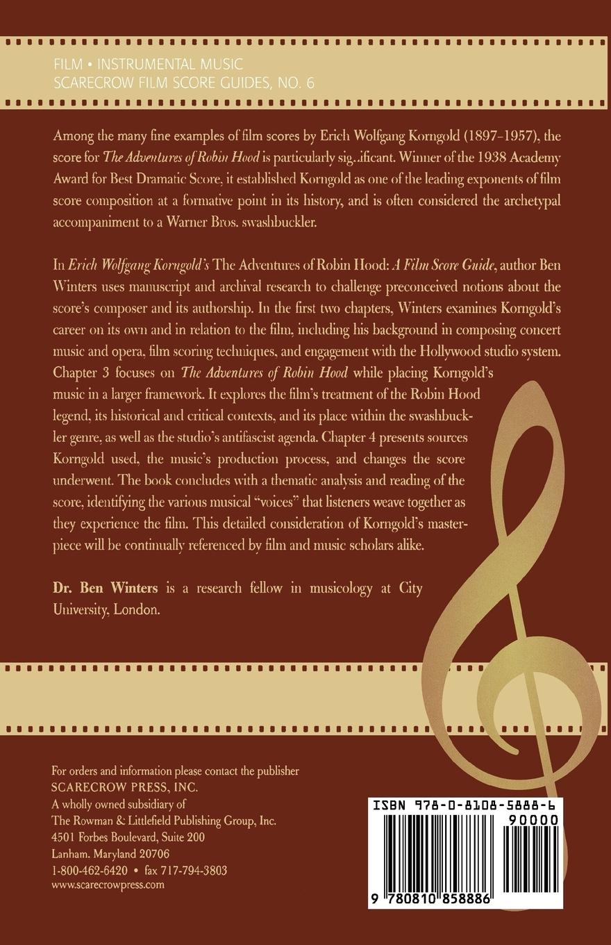 Rückseitencover Erich Wolfgang Korngold's The Adventures of Robin Hood