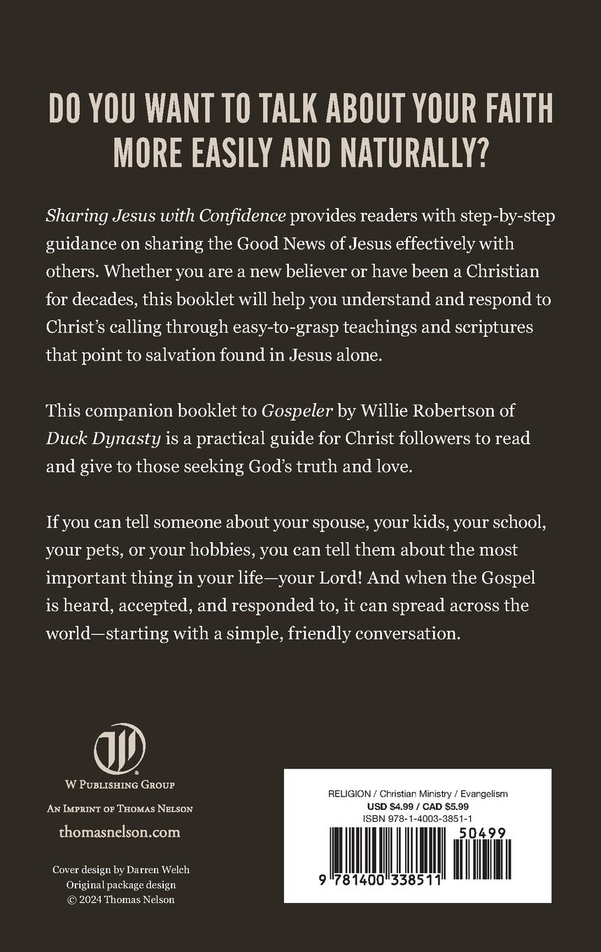 Rückseitencover Sharing Jesus with Confidence