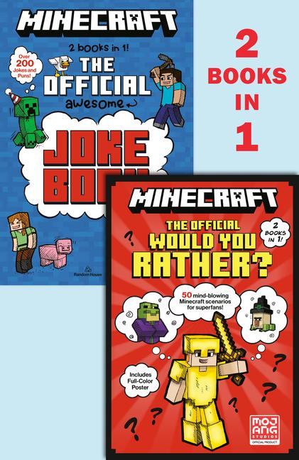 Vorderes Coverbild Minecraft 2-In-1: The Official Would You Rather/The Official Joke Book (Minecraft)