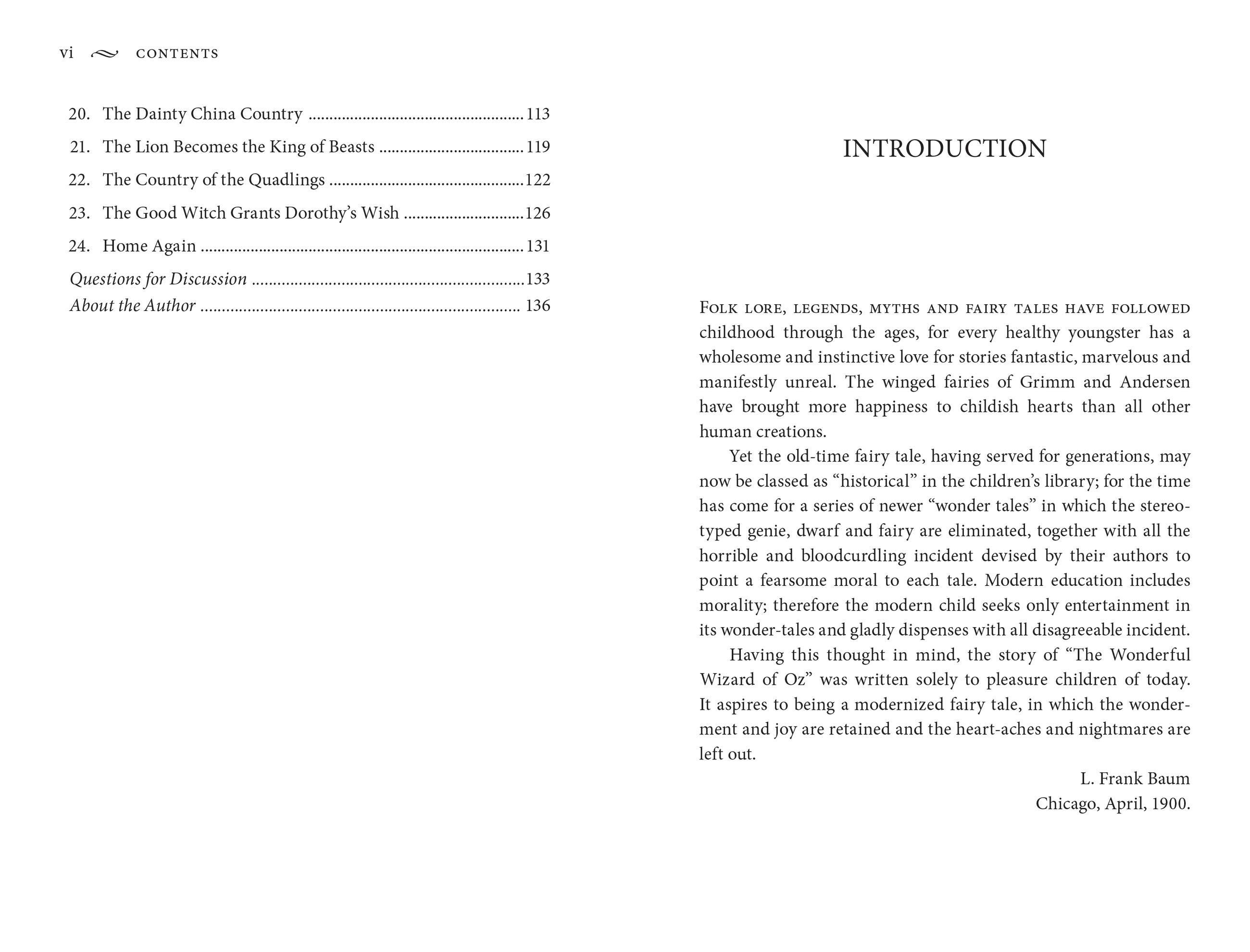 Beispielinhalt (Bild) The Wonderful Wizard of Oz