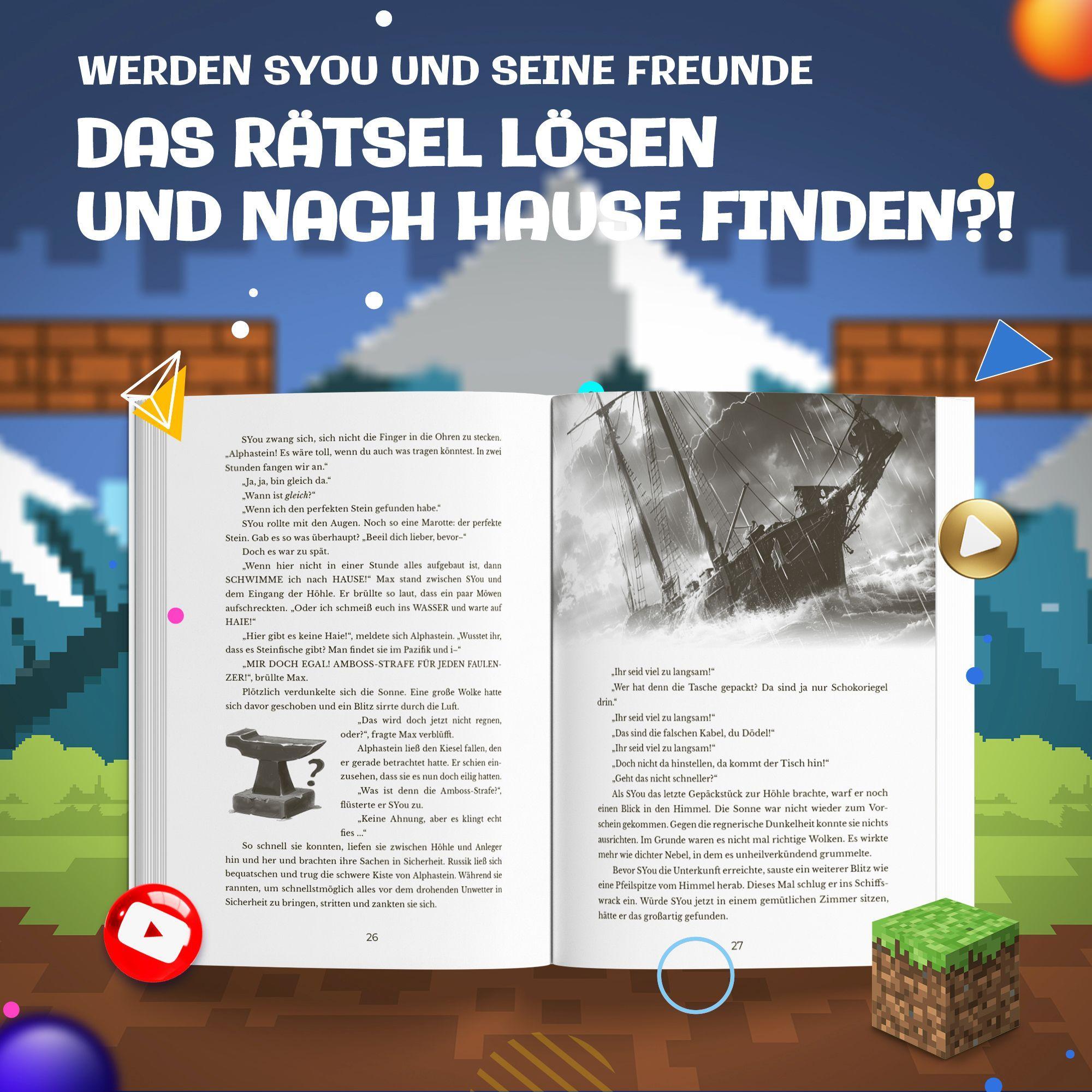 Beispielinhalt (Bild) Die Youtuber Insel