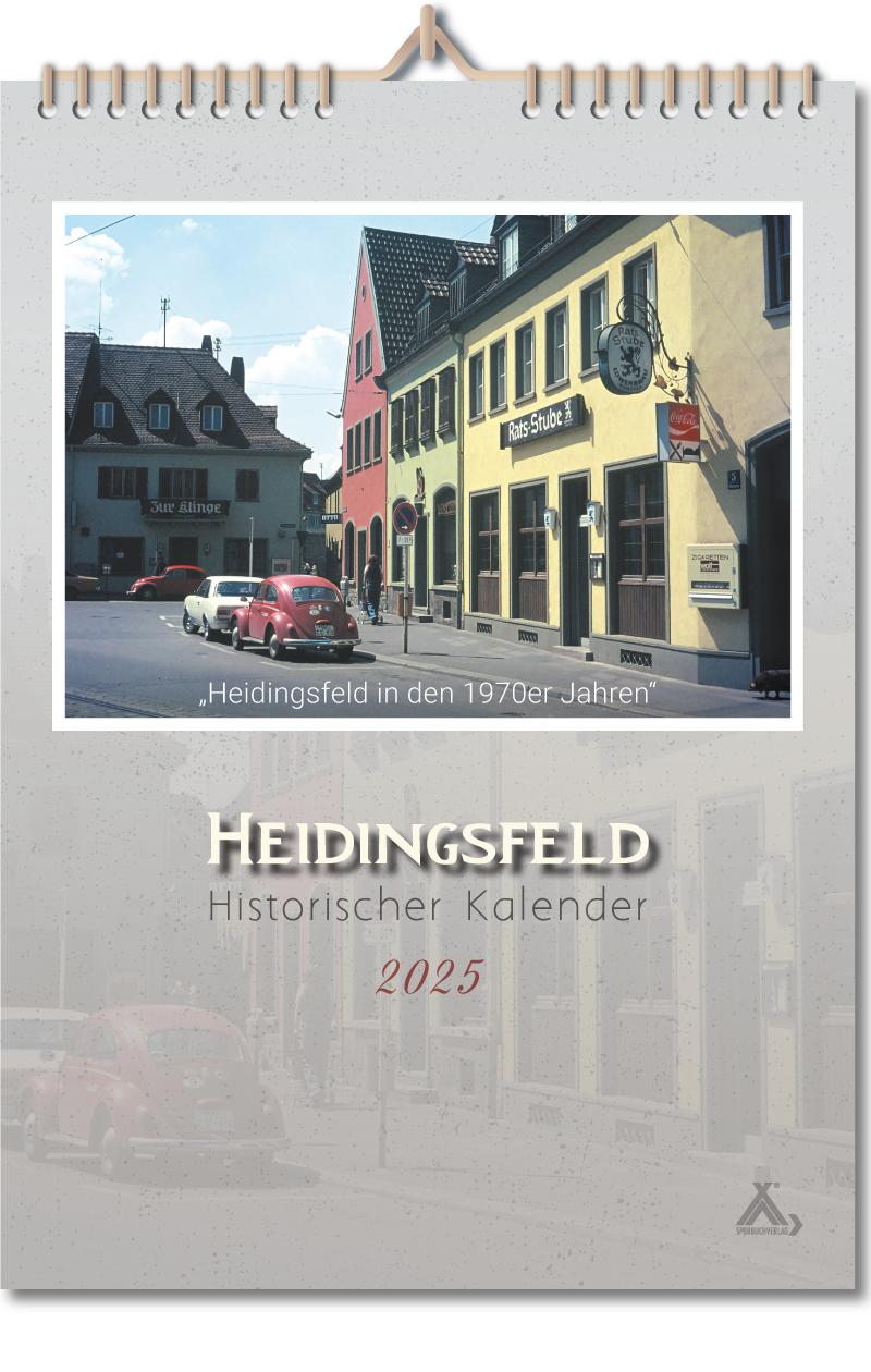 Vorderes Coverbild Historischer Kalender "Heidingsfeld 2025"