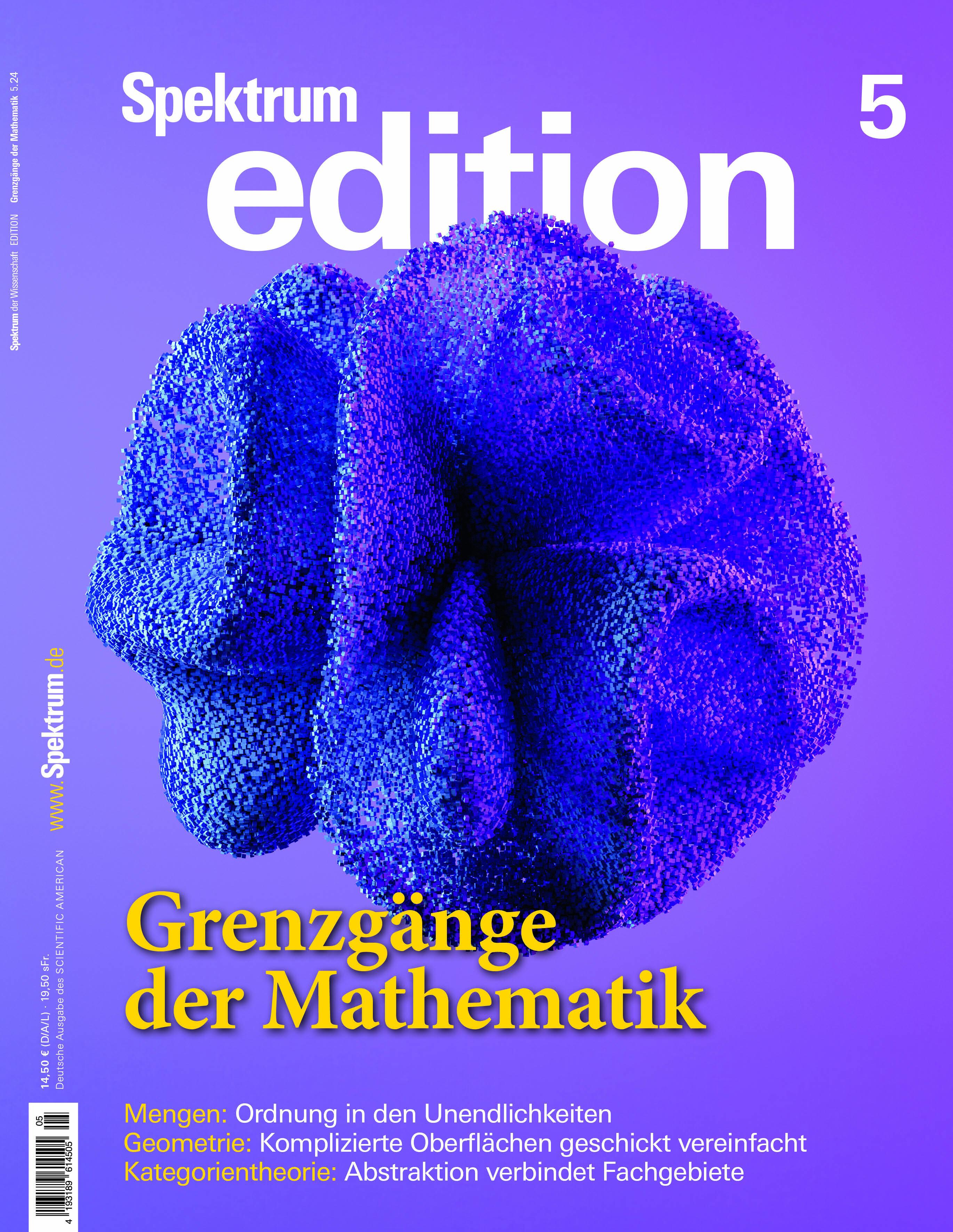 Vorderes Coverbild Spektrum edition Nr. 5 - Grenzgänge der Mathematik
