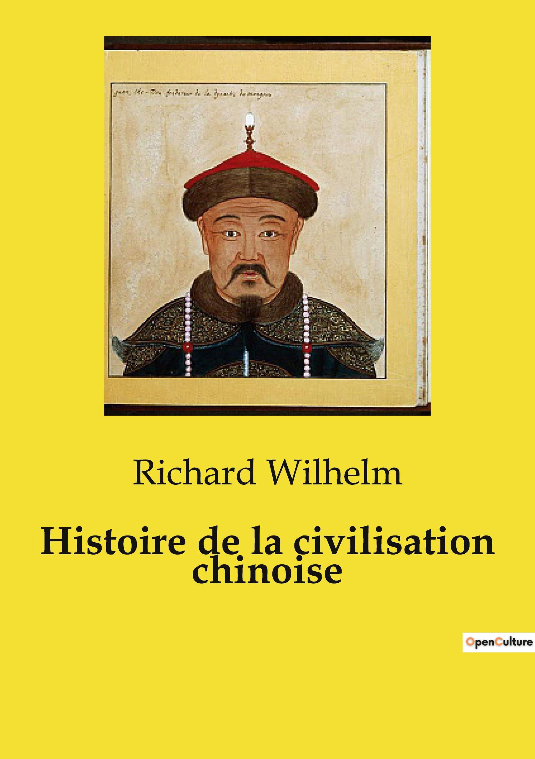 Vorderes Coverbild Histoire de la civilisation chinoise
