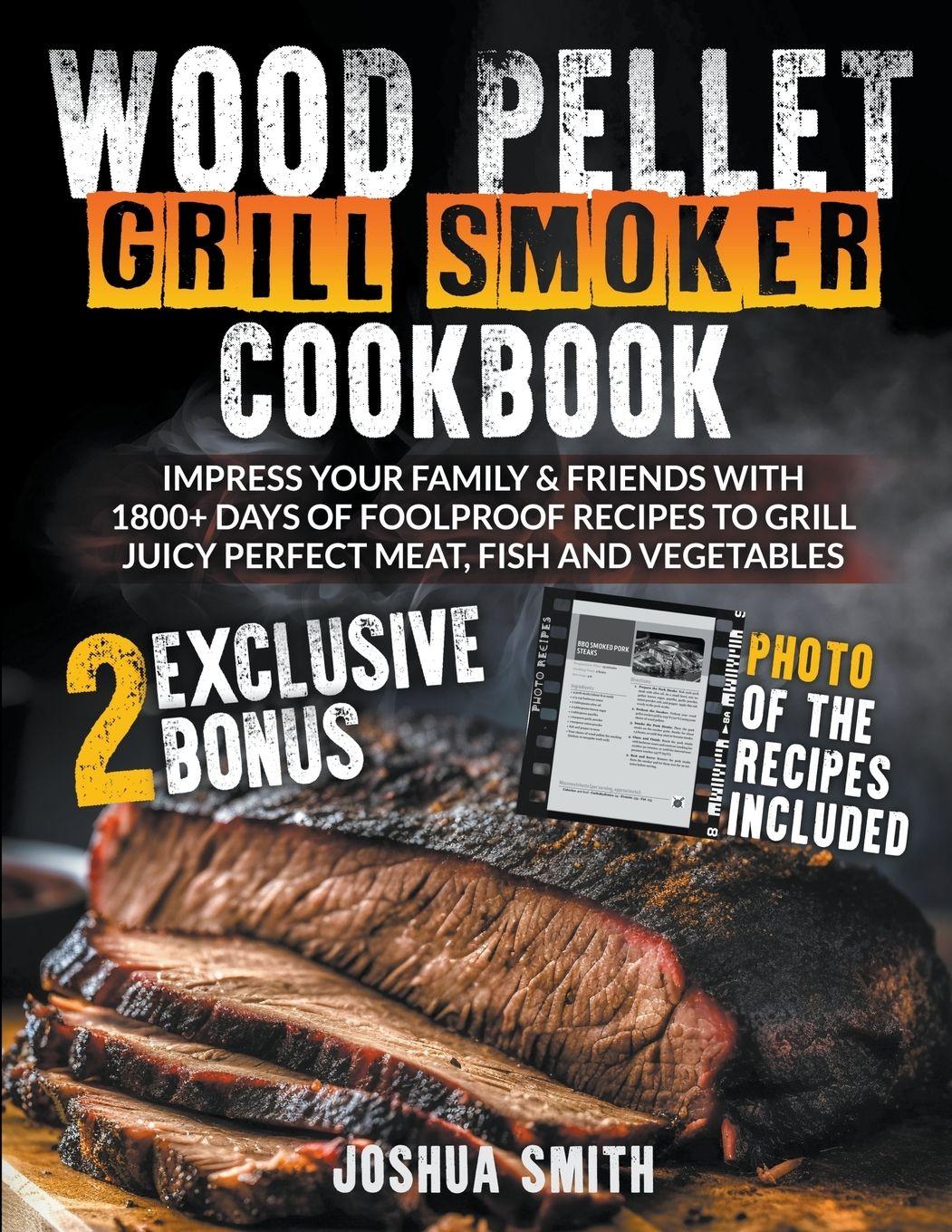 Vorderes Coverbild Wood Pellet Grill Smoker Cookbook
