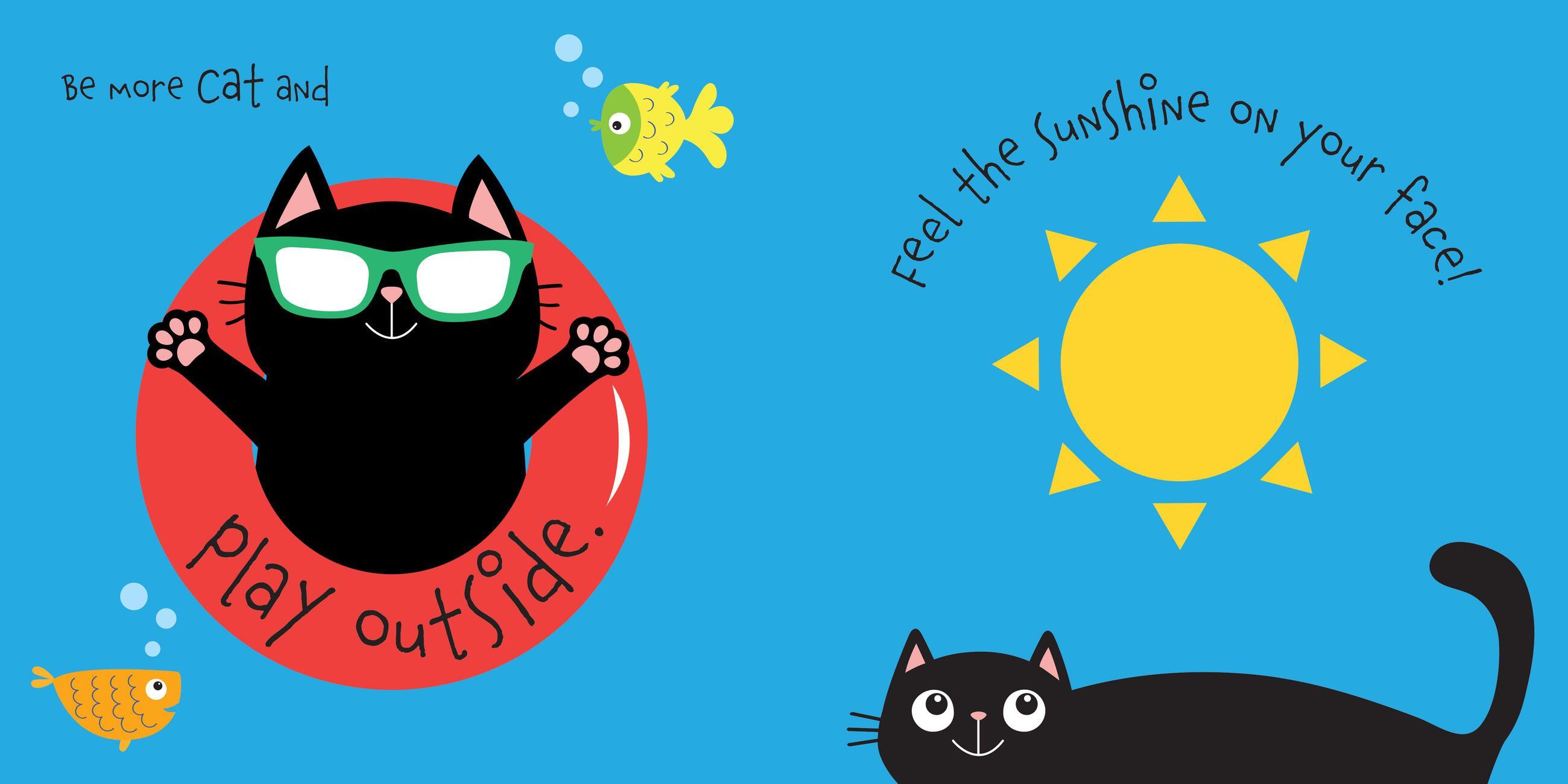 Beispielinhalt (Bild) Be More Cat