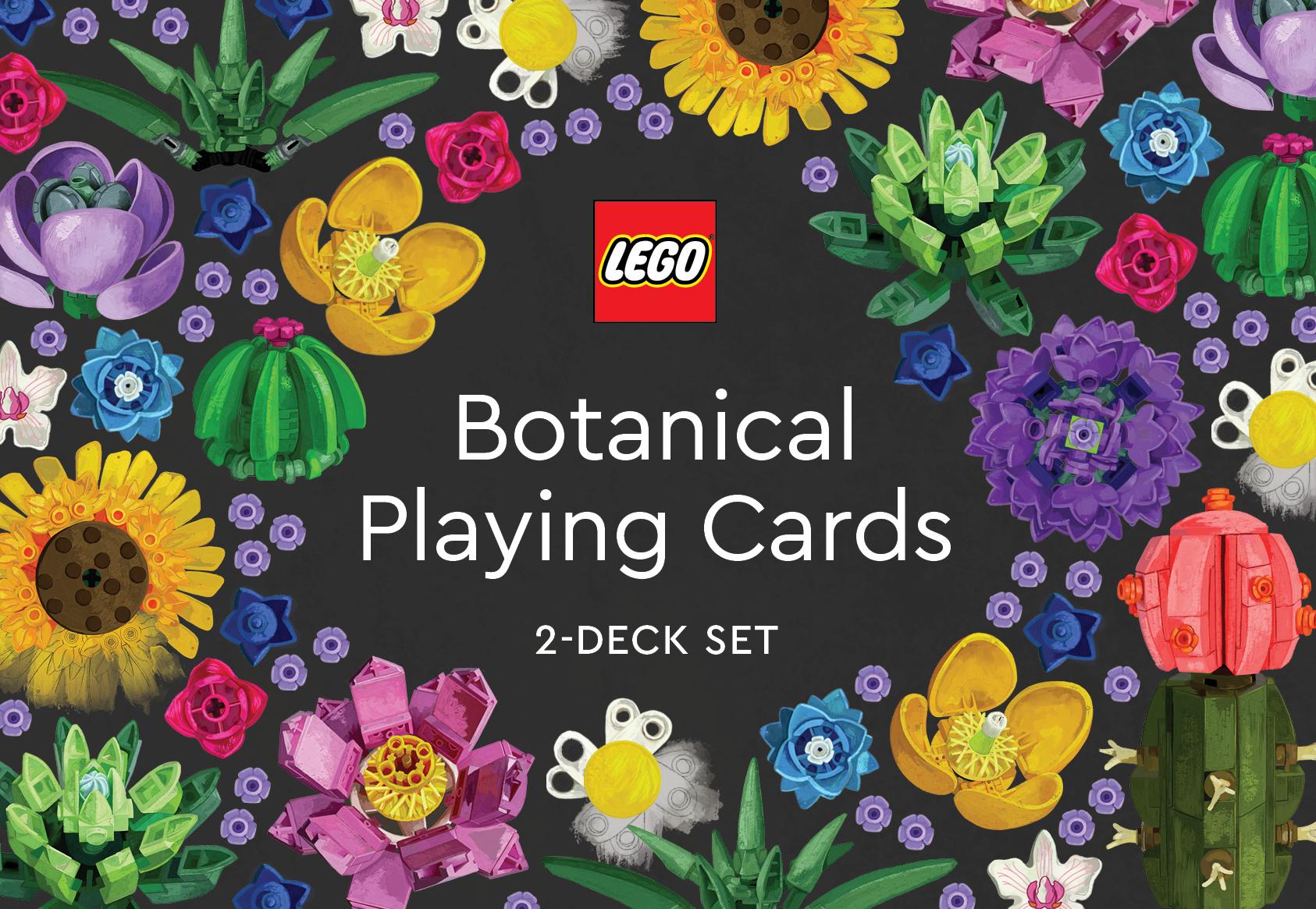 Vorderes Coverbild Lego Botanical Playing Cards