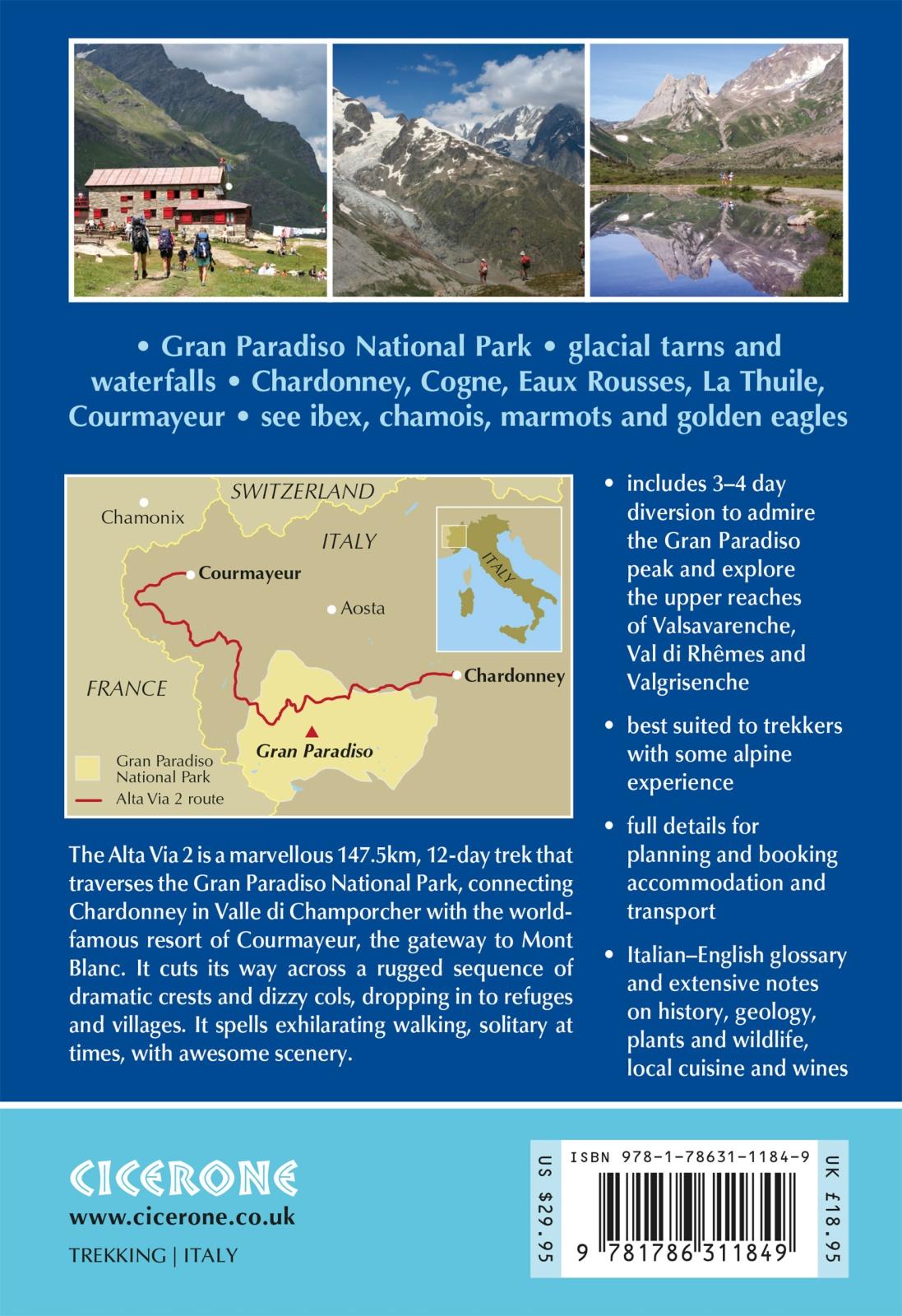 Rückseitencover Trekking Gran Paradiso: Alta Via 2