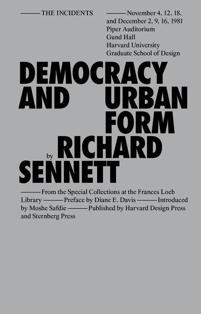 Vorderes Coverbild Democracy and Urban Form