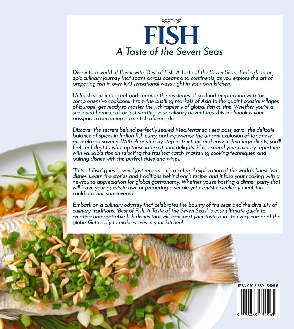 Rückseitencover Best of Fish Cookbook