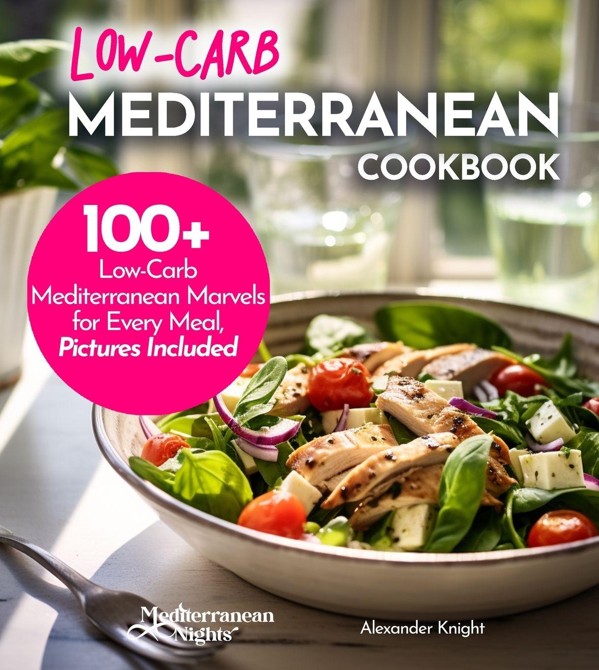 Vorderes Coverbild Low-Carb Mediterranean Cookbook