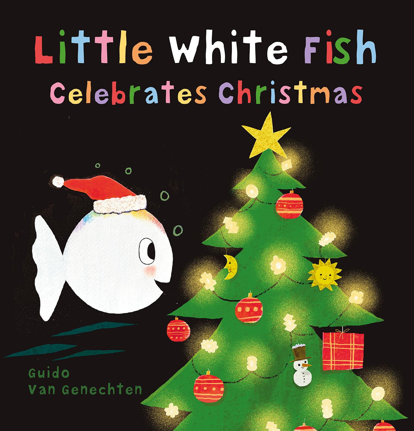 Vorderes Coverbild Little White Fish Celebrates Christmas