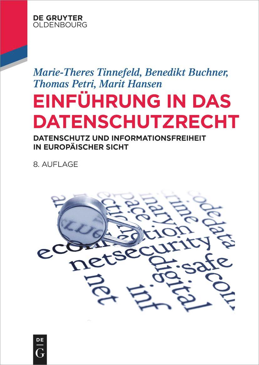 Vorderes Coverbild Einführung in das Datenschutzrecht