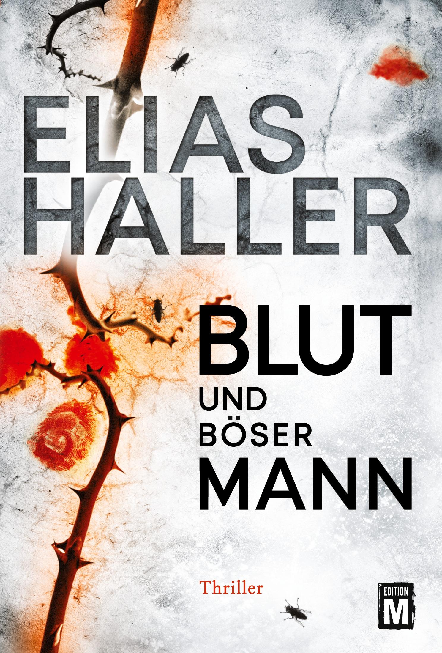 Vorderes Coverbild Blut und böser Mann