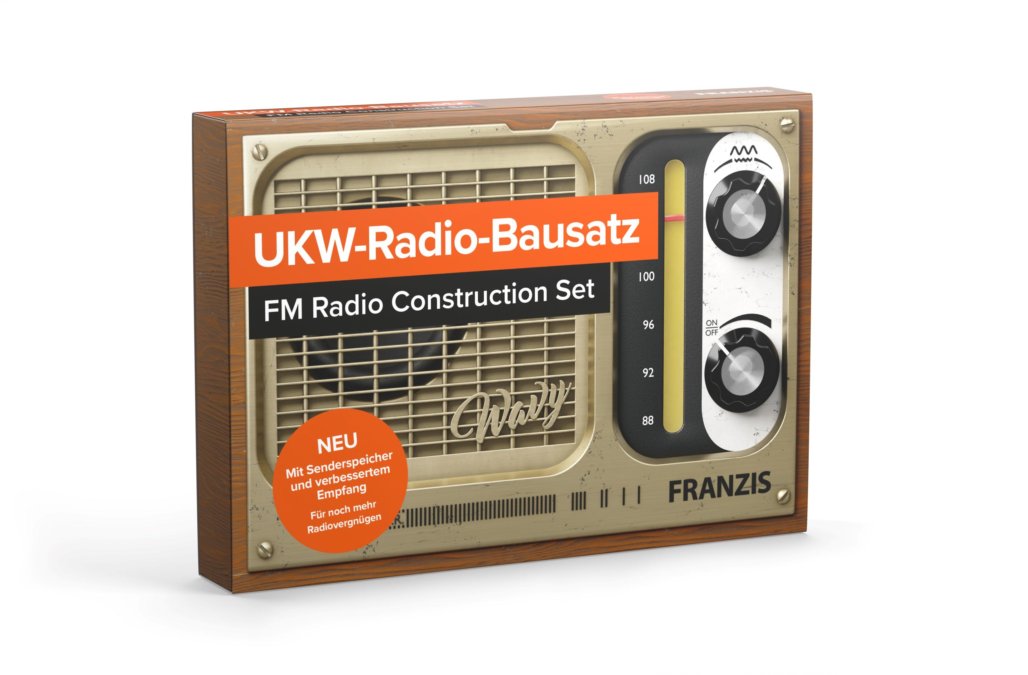 Vorderes Coverbild FRANZIS 67226 - UKW-Radio-Bausatz