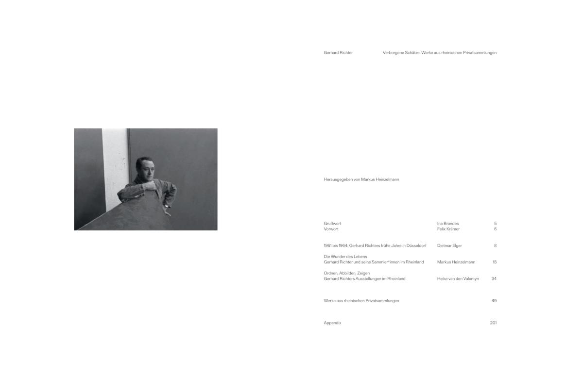 Beispielinhalt (Bild) Gerhard Richter: Verborgene Schätze - Meisterwerke aus rheinischen Privatsammlungen. Bildband, Kunstbuch