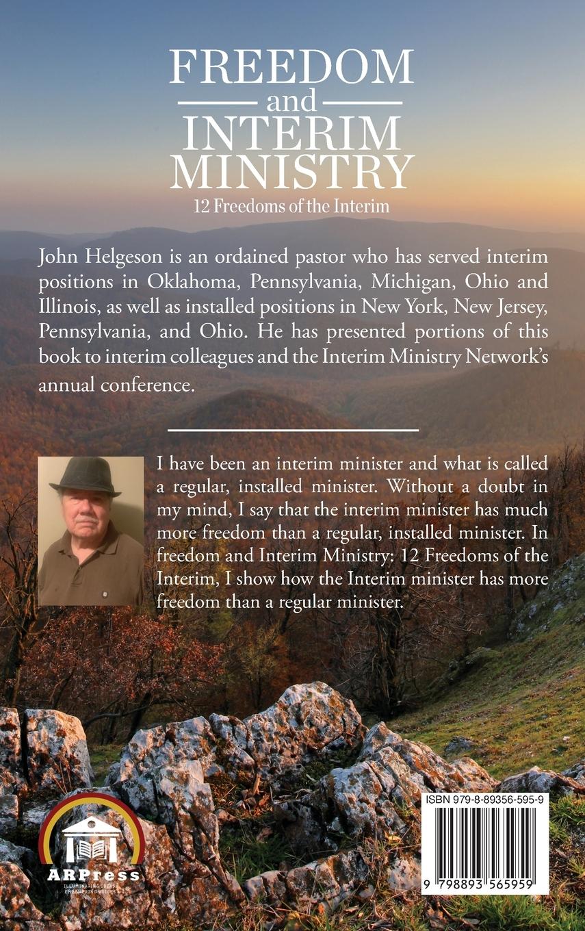 Rückseitencover Freedom and Interim Ministry