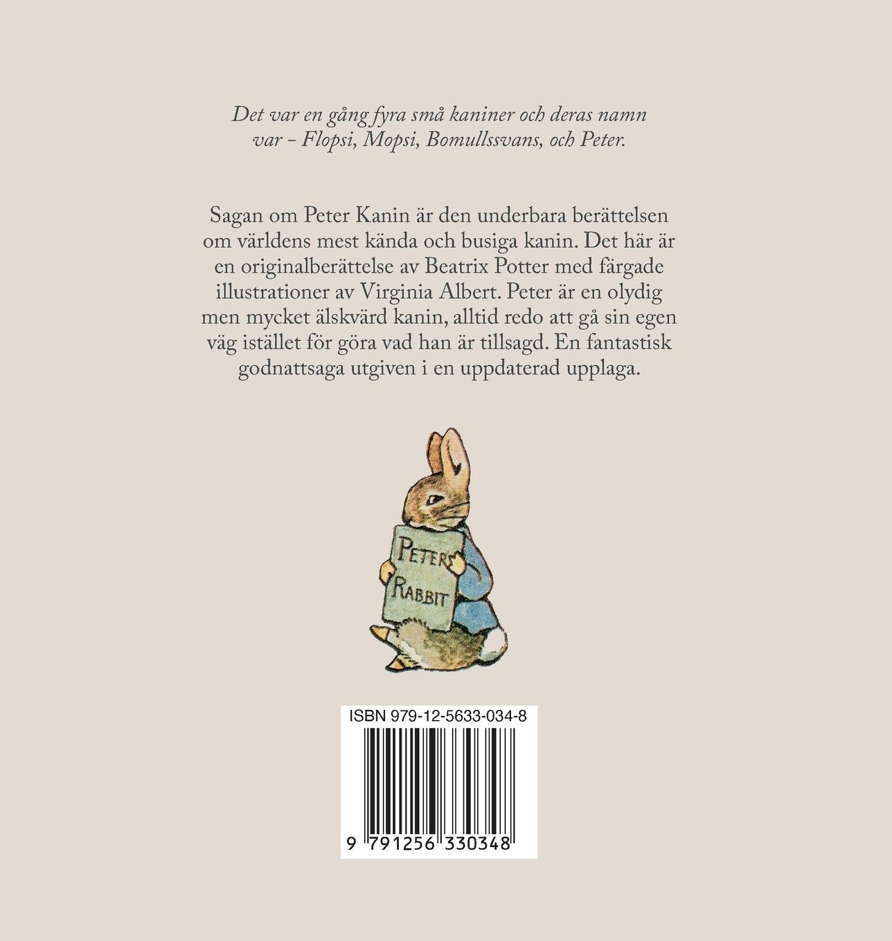 Rückseitencover Sagan om Peter Kanin