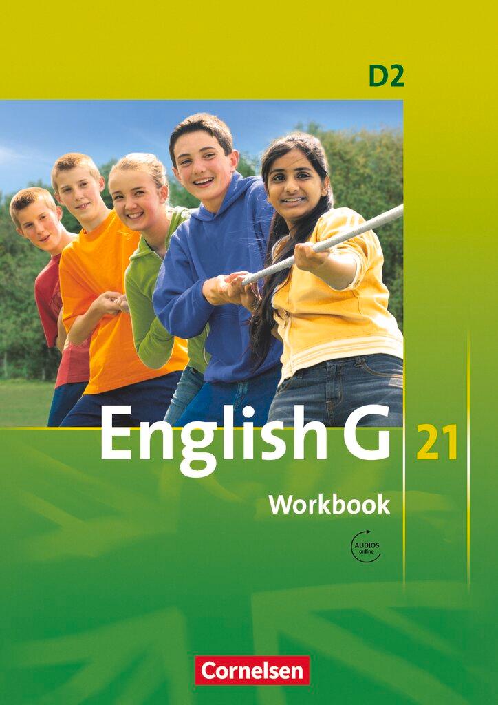 Vorderes Coverbild English G 21. Ausgabe D 2. Workbook mit Audios online