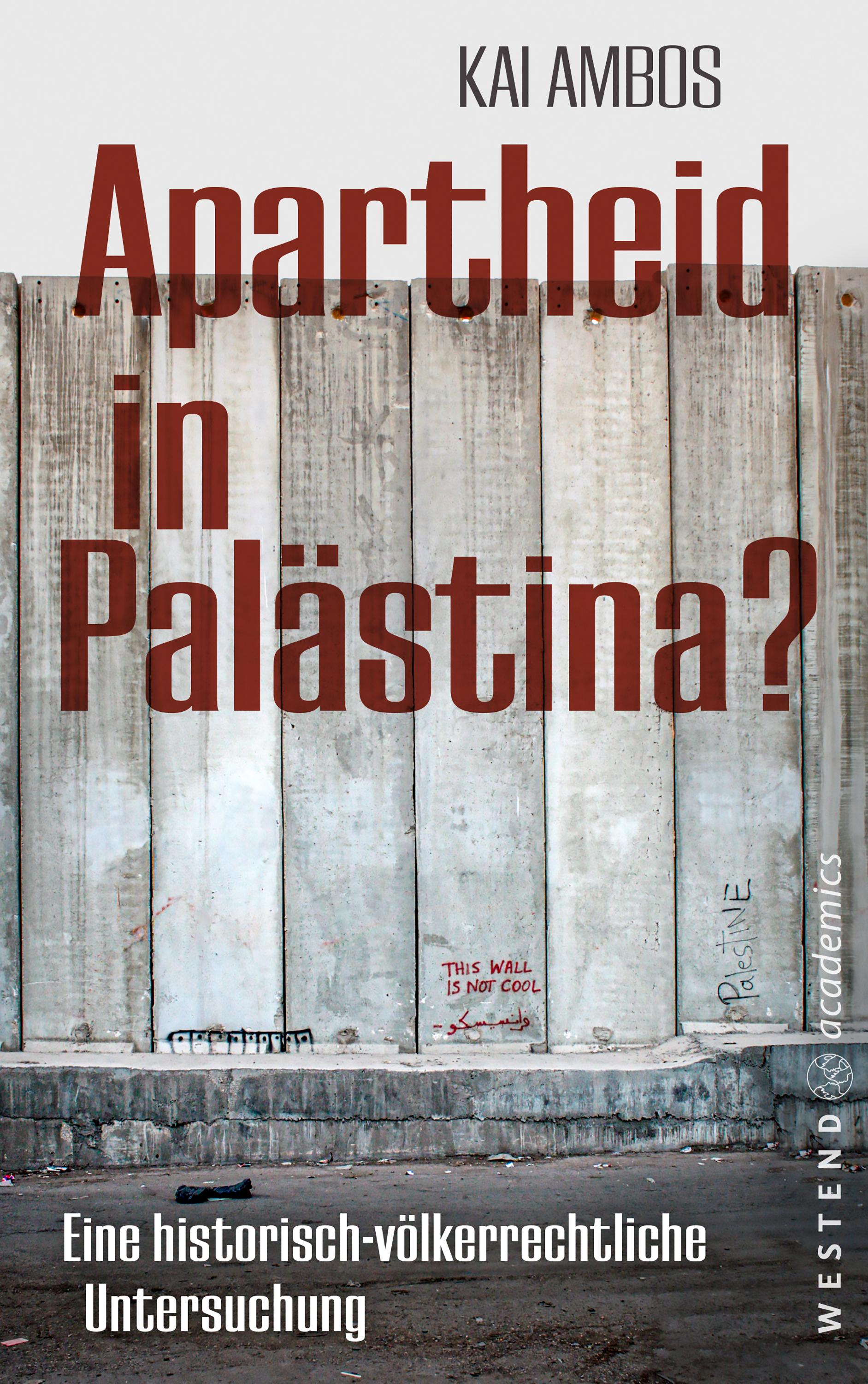 Vorderes Coverbild Apartheid in Palästina?