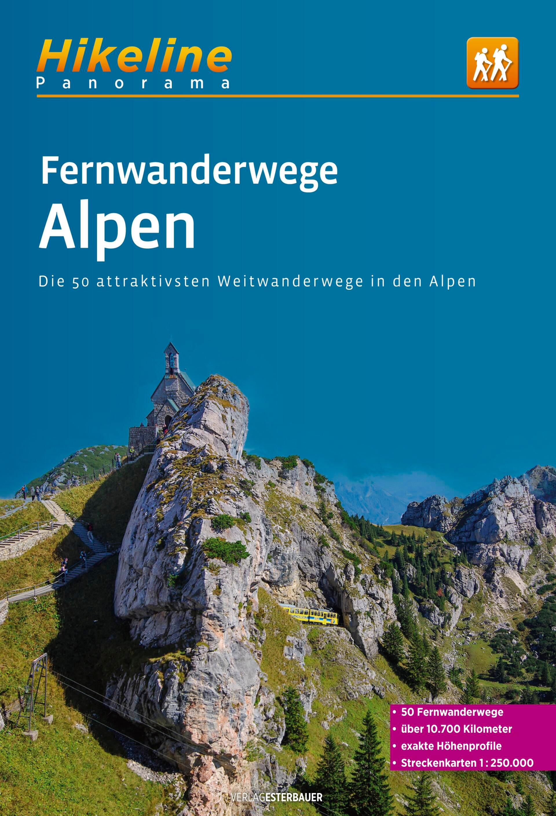 Vorderes Coverbild Fernwanderwege Alpen