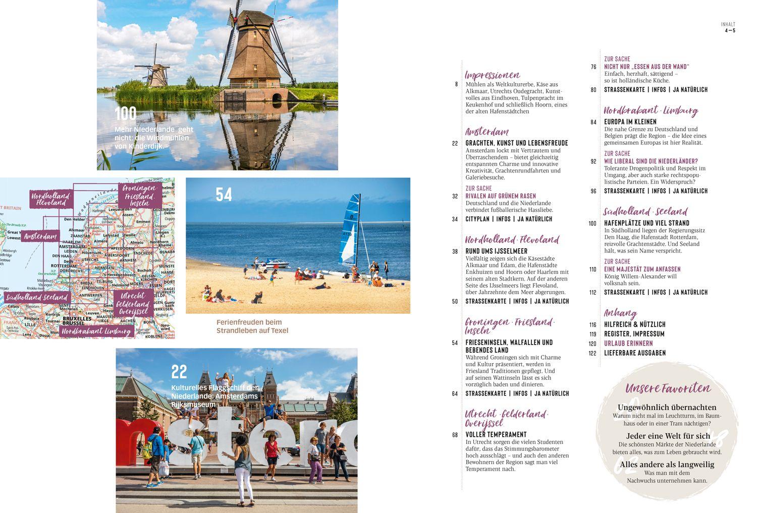 Beispielinhalt (Bild) DUMONT Bildatlas Niederlande
