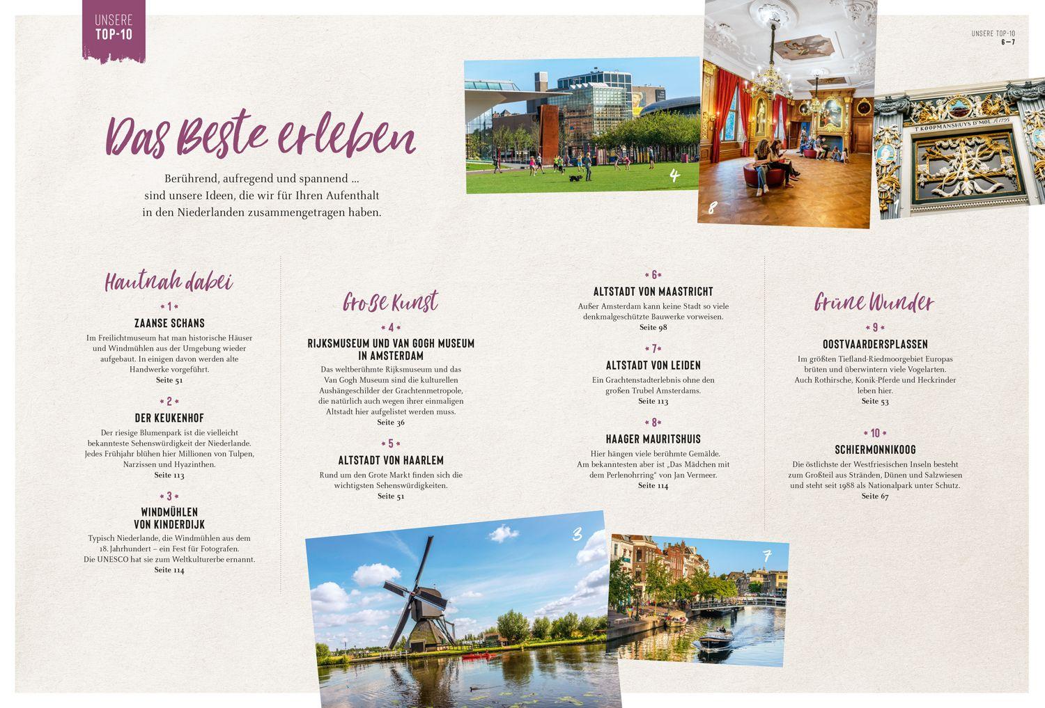 Beispielinhalt (Bild) DUMONT Bildatlas Niederlande