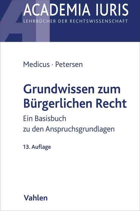 Vorderes Coverbild Grundwissen zum Bürgerlichen Recht