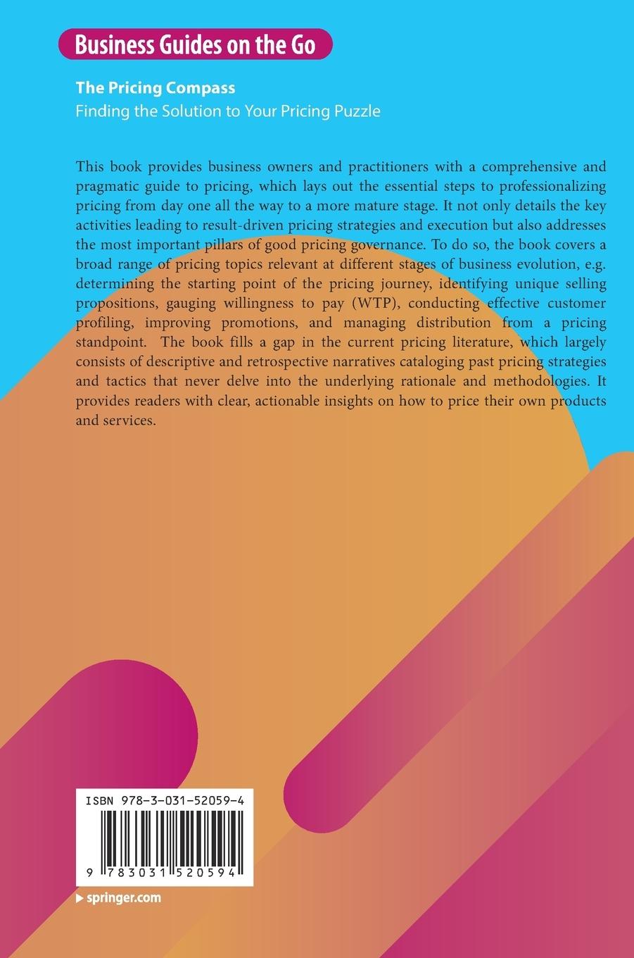 Rückseitencover The Pricing Compass