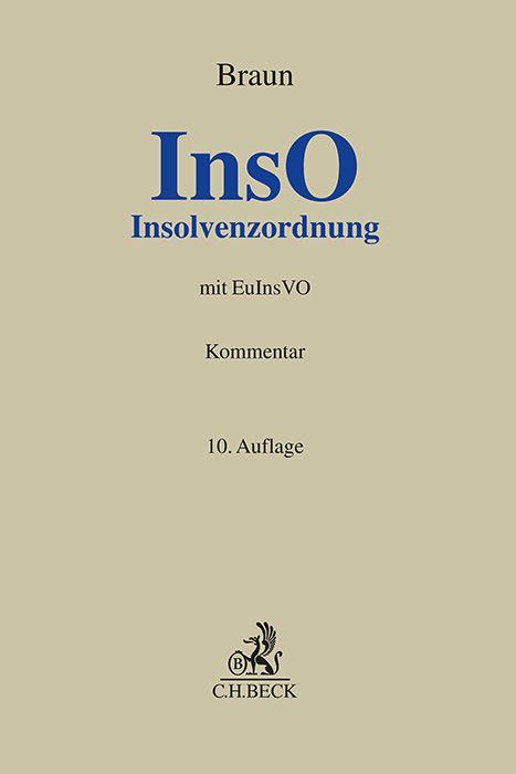 Vorderes Coverbild Insolvenzordnung (InsO)