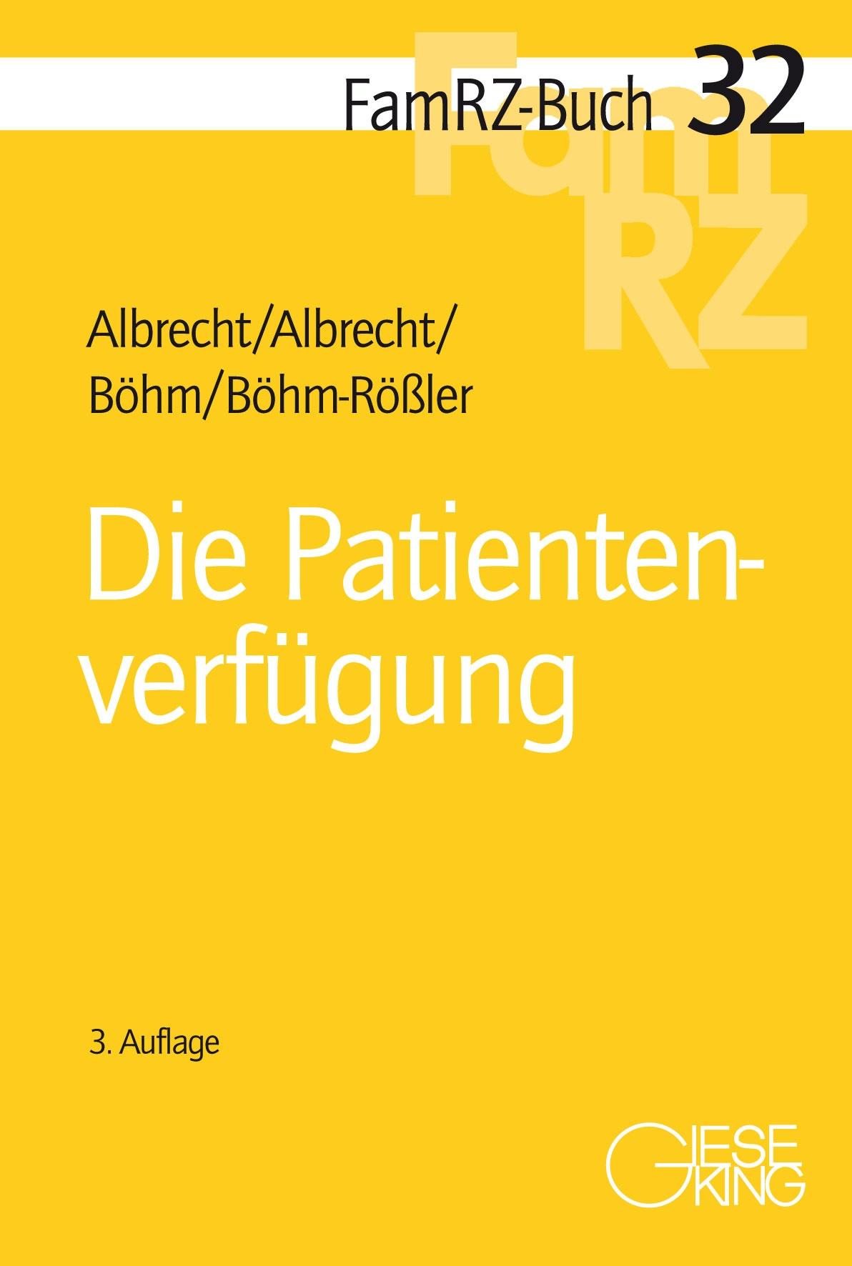 Vorderes Coverbild Die Patientenverfügung