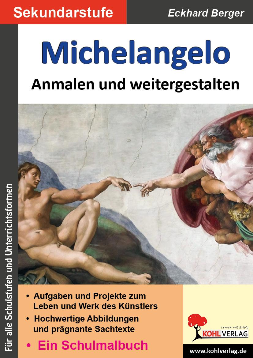Vorderes Coverbild Michelangelo anmalen und weitergestalten