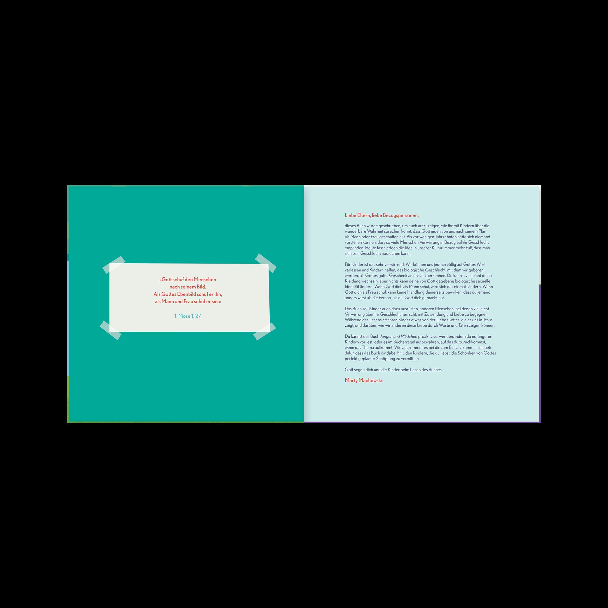 Beispielinhalt (Bild) Jungen und Mädchen