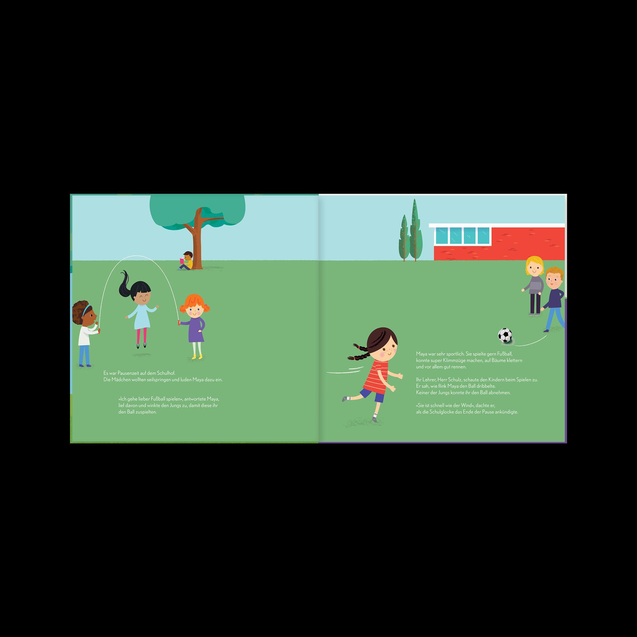 Beispielinhalt (Bild) Jungen und Mädchen