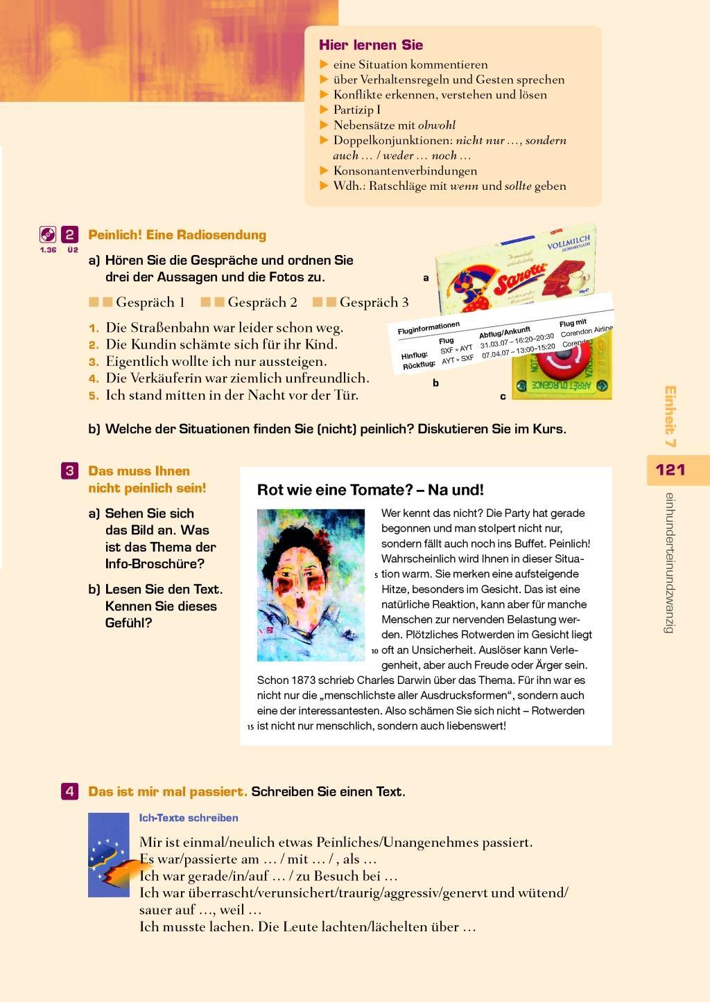 Beispielinhalt (Bild) studio d B1. Gesamtband 3. Kurs- und Übungsbuch mit CD