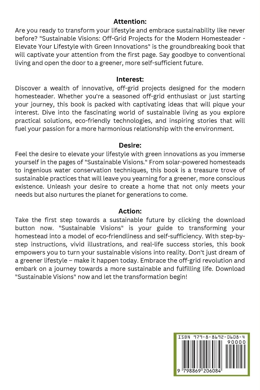 Rückseitencover Sustainable Visions