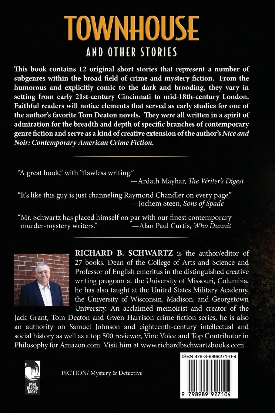 Rückseitencover Townhouse and Other Stories