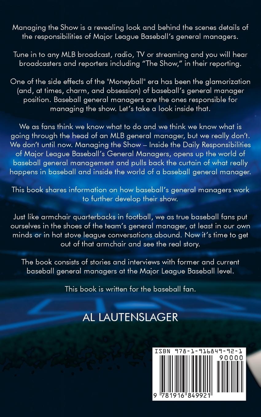 Rückseitencover Managing the Show