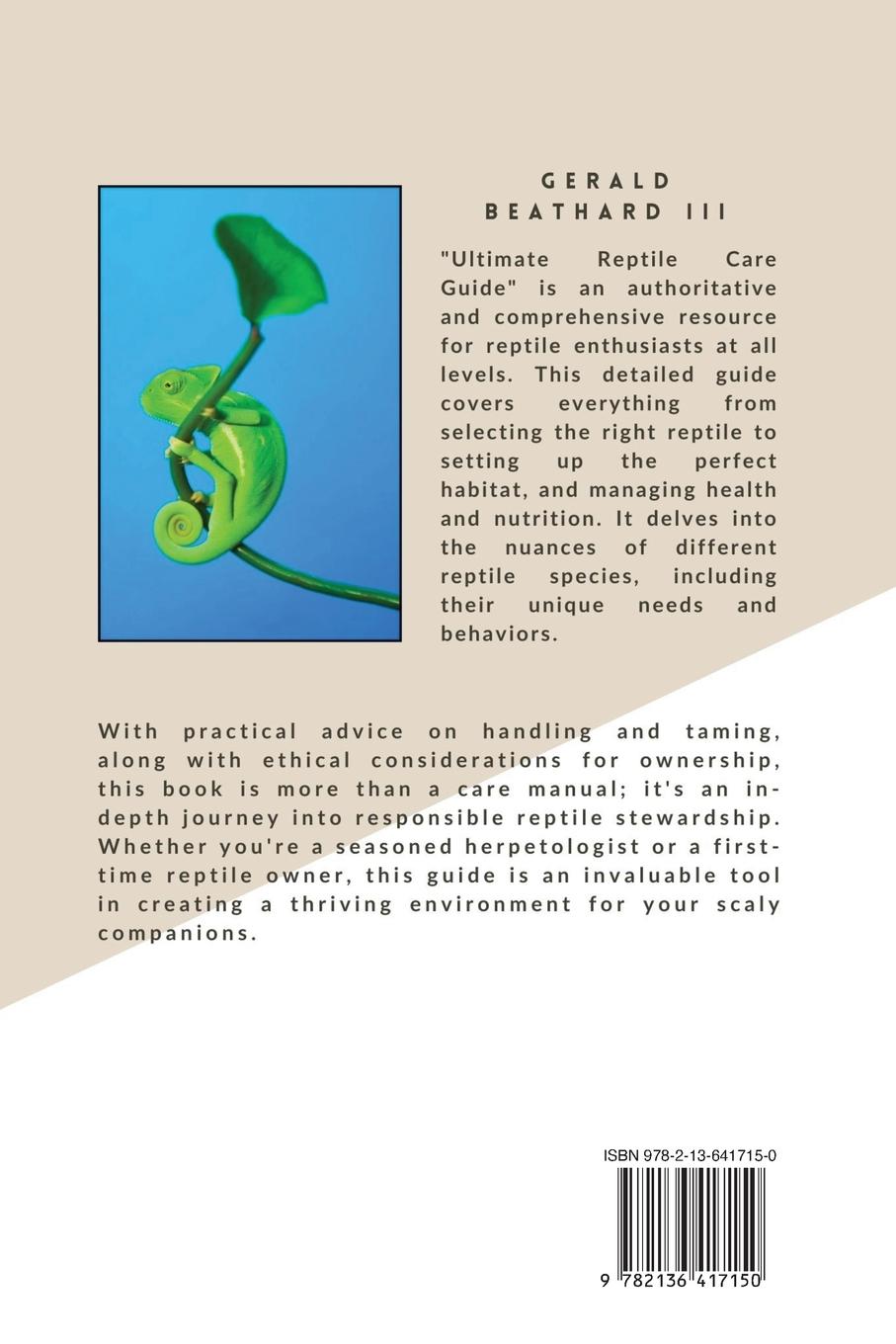 Rückseitencover The Ultimate Reptile Care Guide