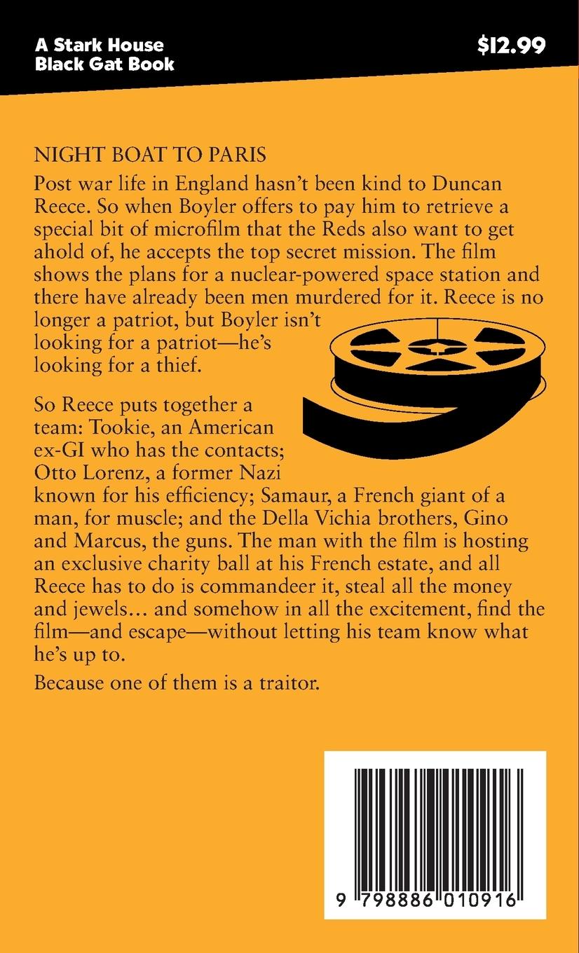 Rückseitencover Night Boat to Paris