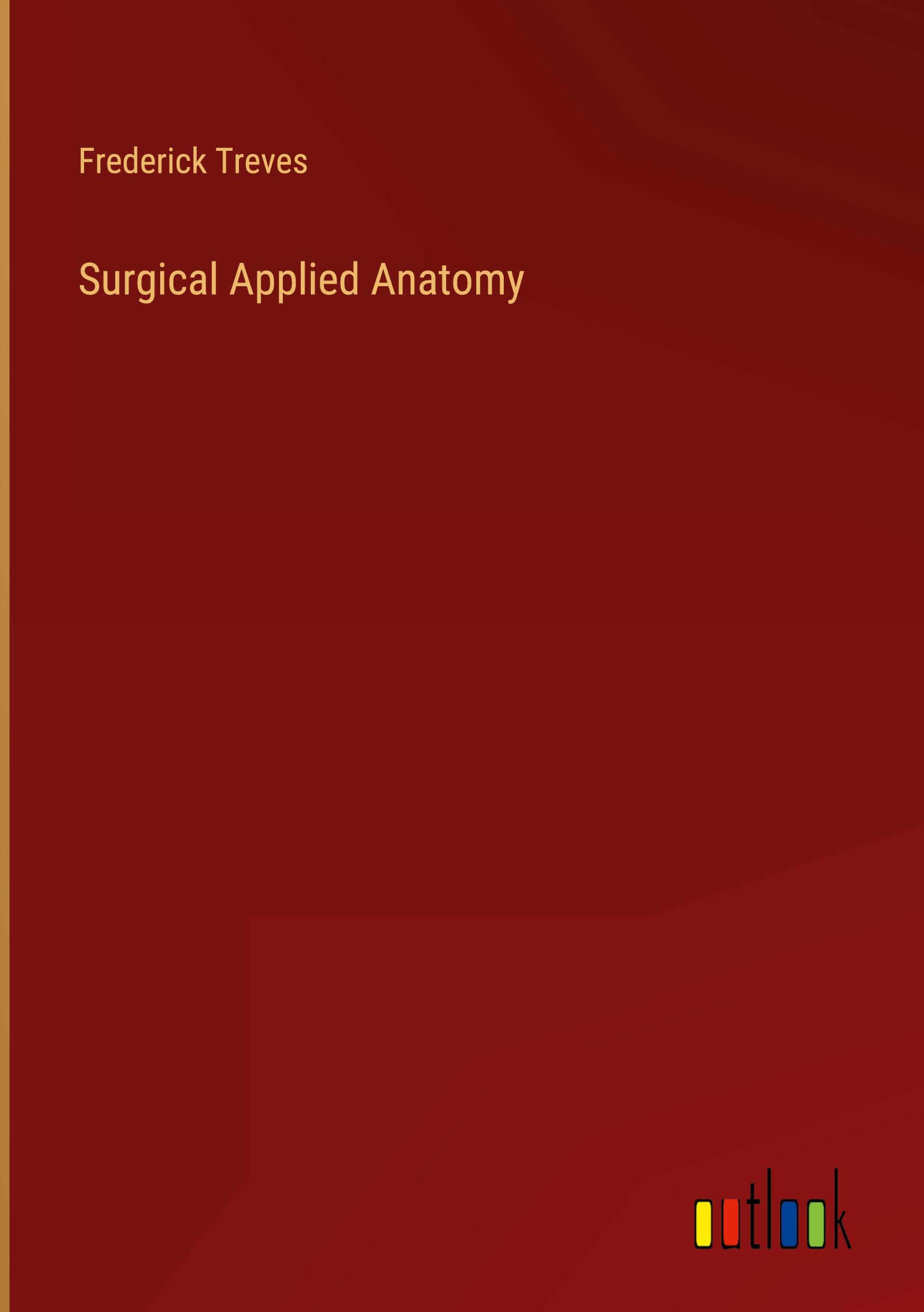 Vorderes Coverbild Surgical Applied Anatomy