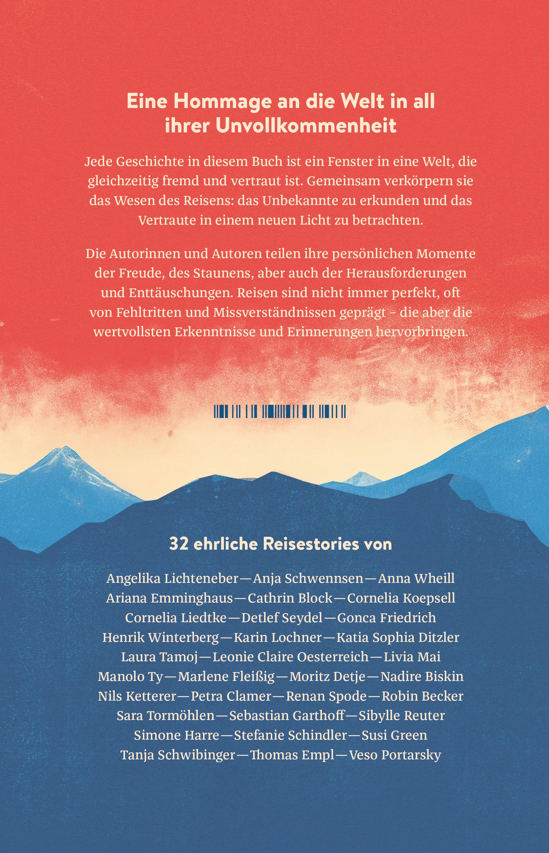 Rückseitencover Von Neugierde, Mut und Reiselust