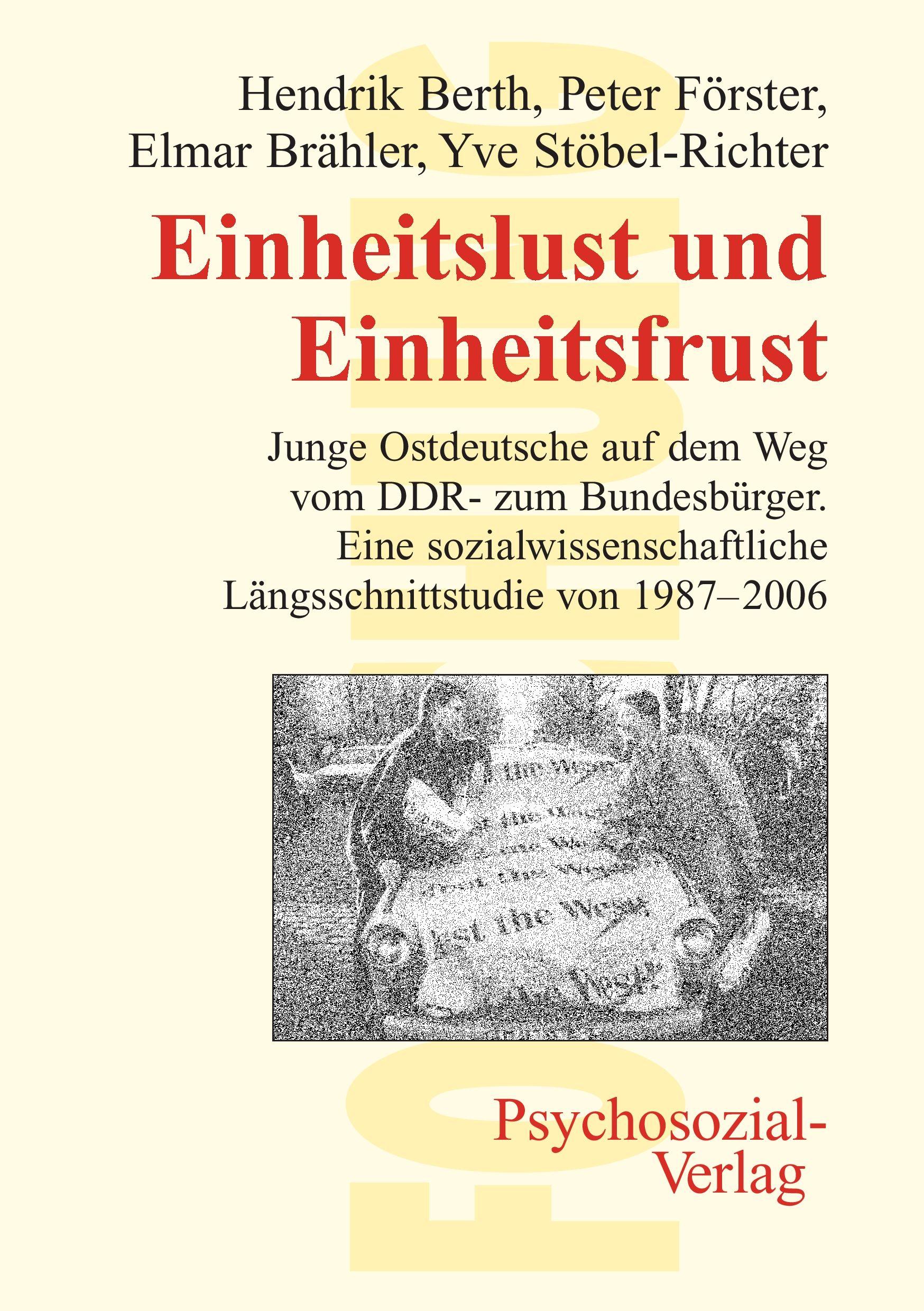 Vorderes Coverbild Einheitslust und Einheitsfrust