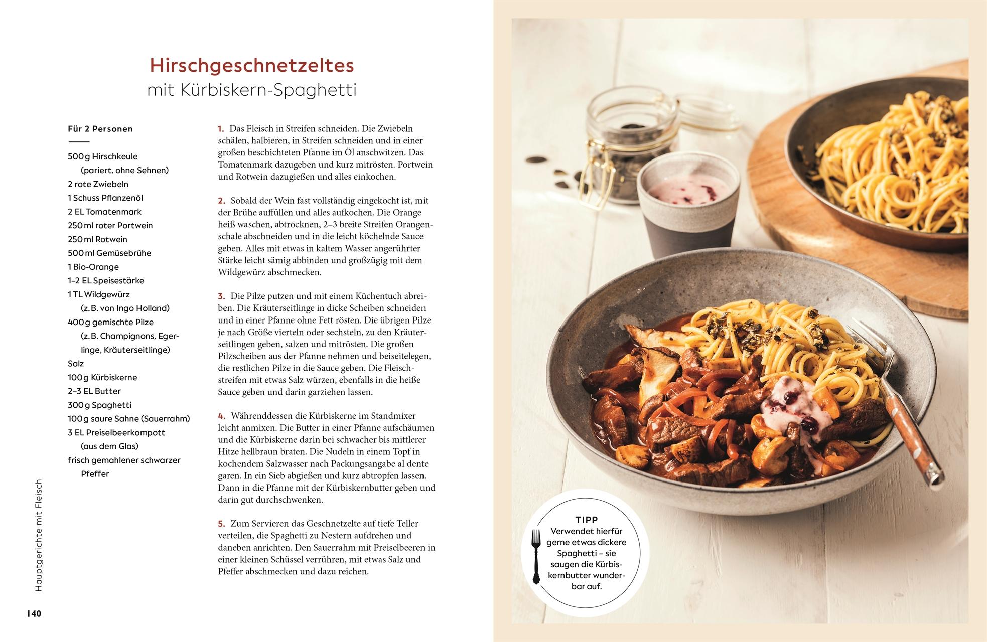 Beispielinhalt (Bild) Aufgegabelt. Das Kochbuch