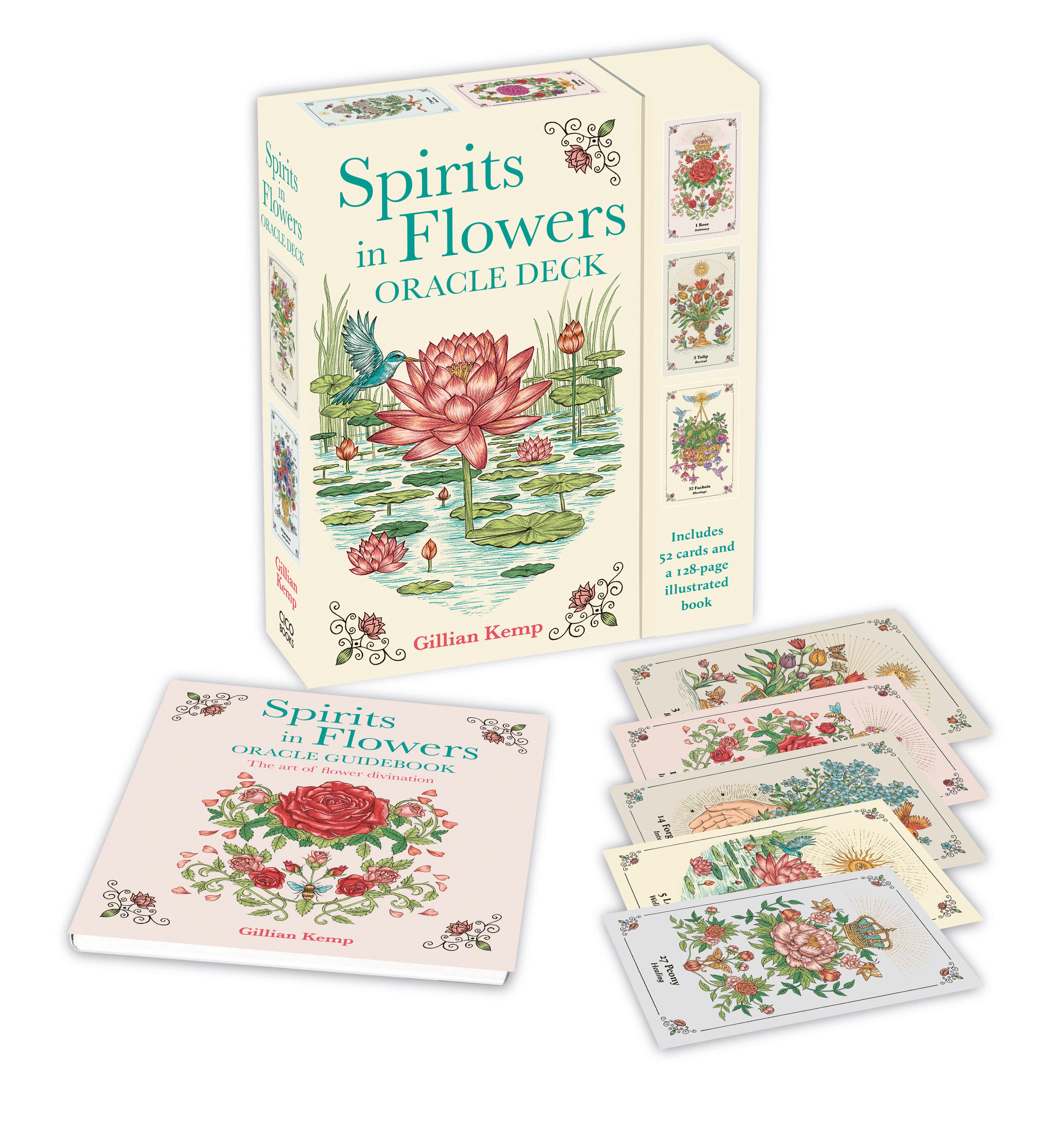 Vorderes Coverbild Spirits in Flowers Oracle Deck